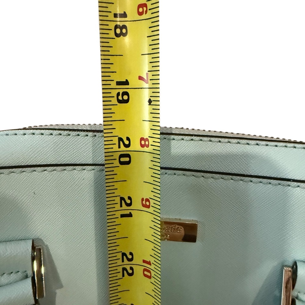 Authentic Kate Spade Newbury Lane Loden Leather Larger Satchel Bag. - Picture 3 of 14